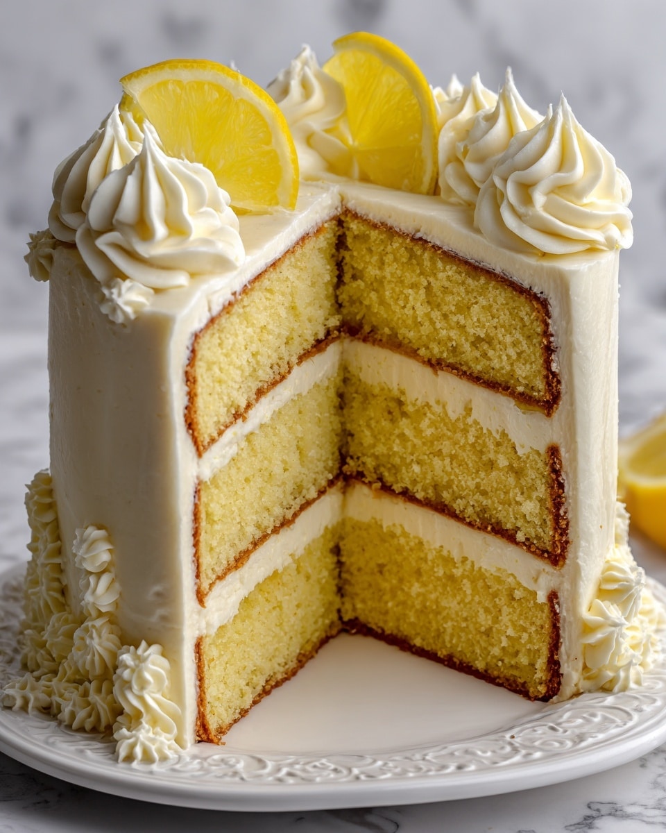 Italian Lemon Cream Cake Recipe 5 Italian Lemon Cream Cake Recipe - Recipe Image