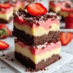 Strawberry Cheesecake Brownies Recipe