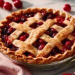 Cherry Pie with a Flaky Crust and Sweet Cherry Filling Recipe