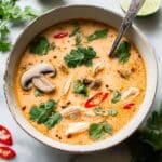 Slow Cooker Tom Kha Soup (Thai Coconut Chicken Soup) Recipe