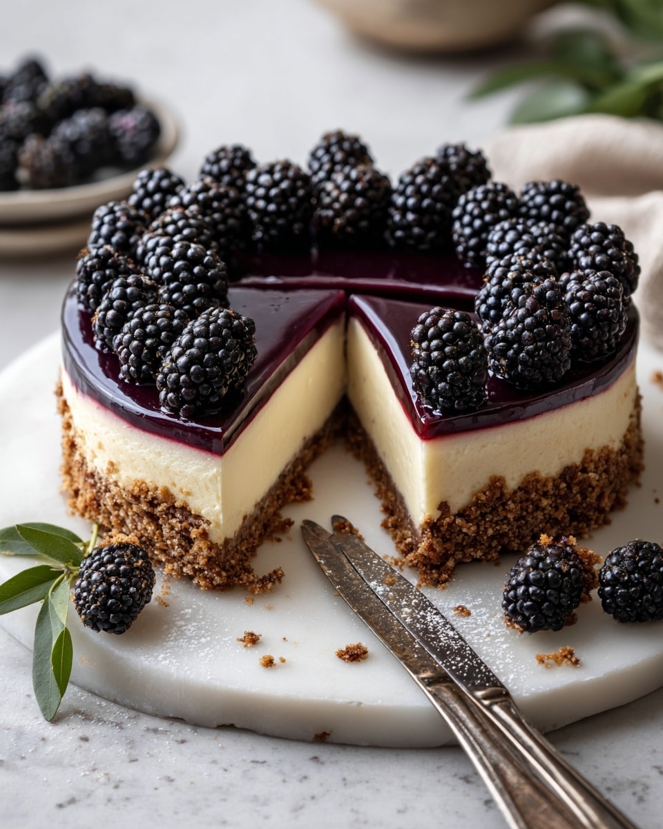 Blackberry Cheesecake Recipe - Recipe Image