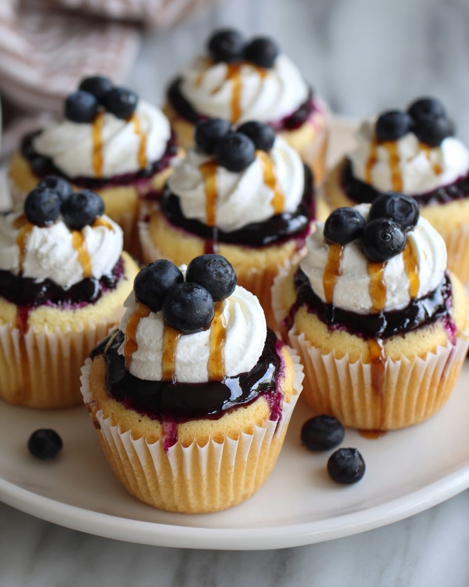 Blueberry Pancake Cupcakes Recipe - Recipe Image