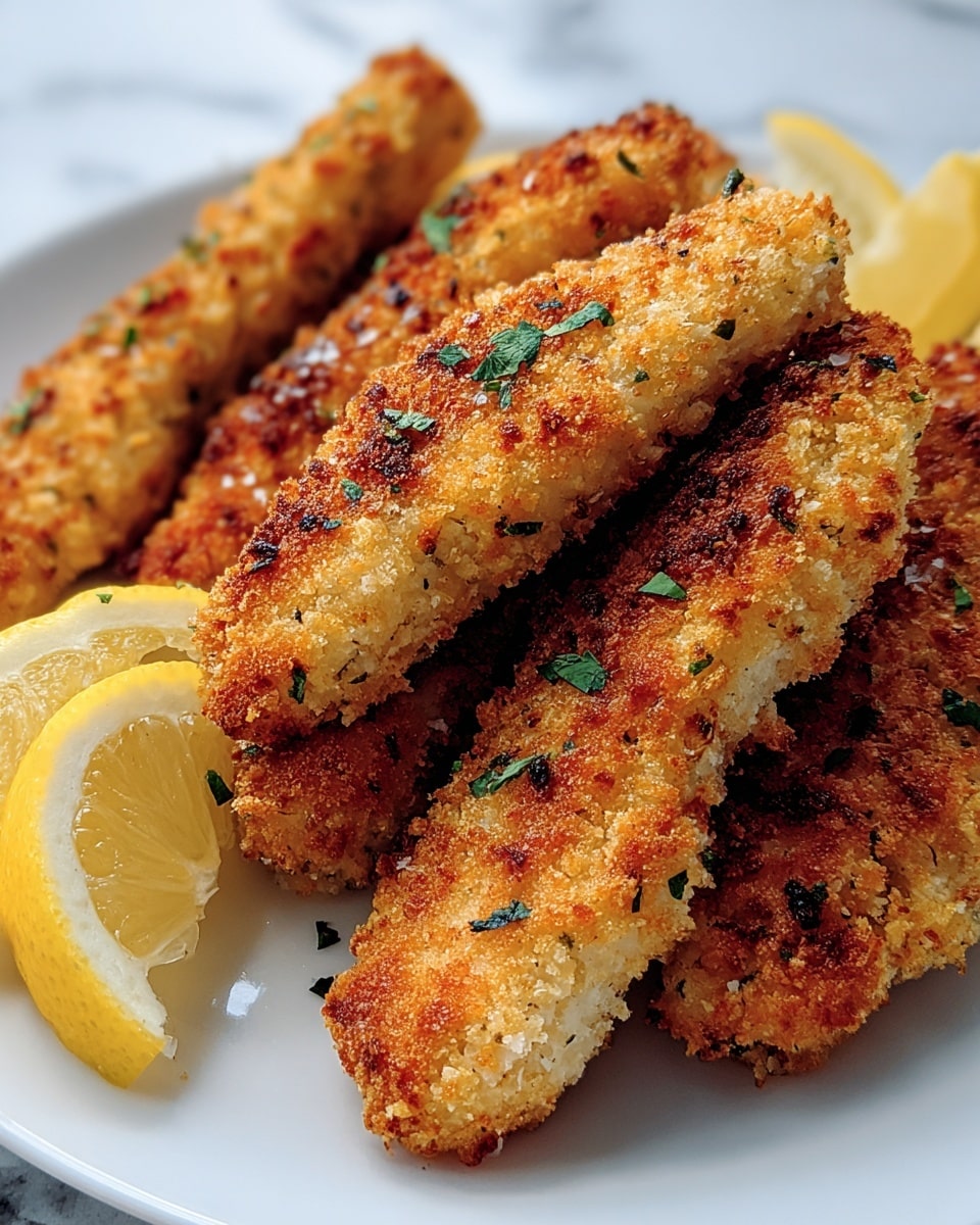 Lemon Garlic Parmesan Chicken Tenders Recipe