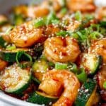 Shrimp and Zucchini Stir Fry with Homemade Teriyaki Recipe