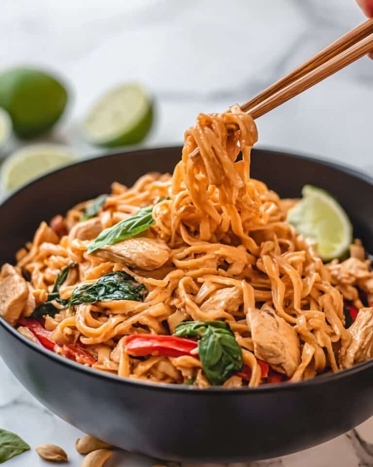 Spicy Peanut Noodles Recipe