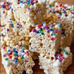 Funfetti Marshmallow Popcorn Treats Recipe