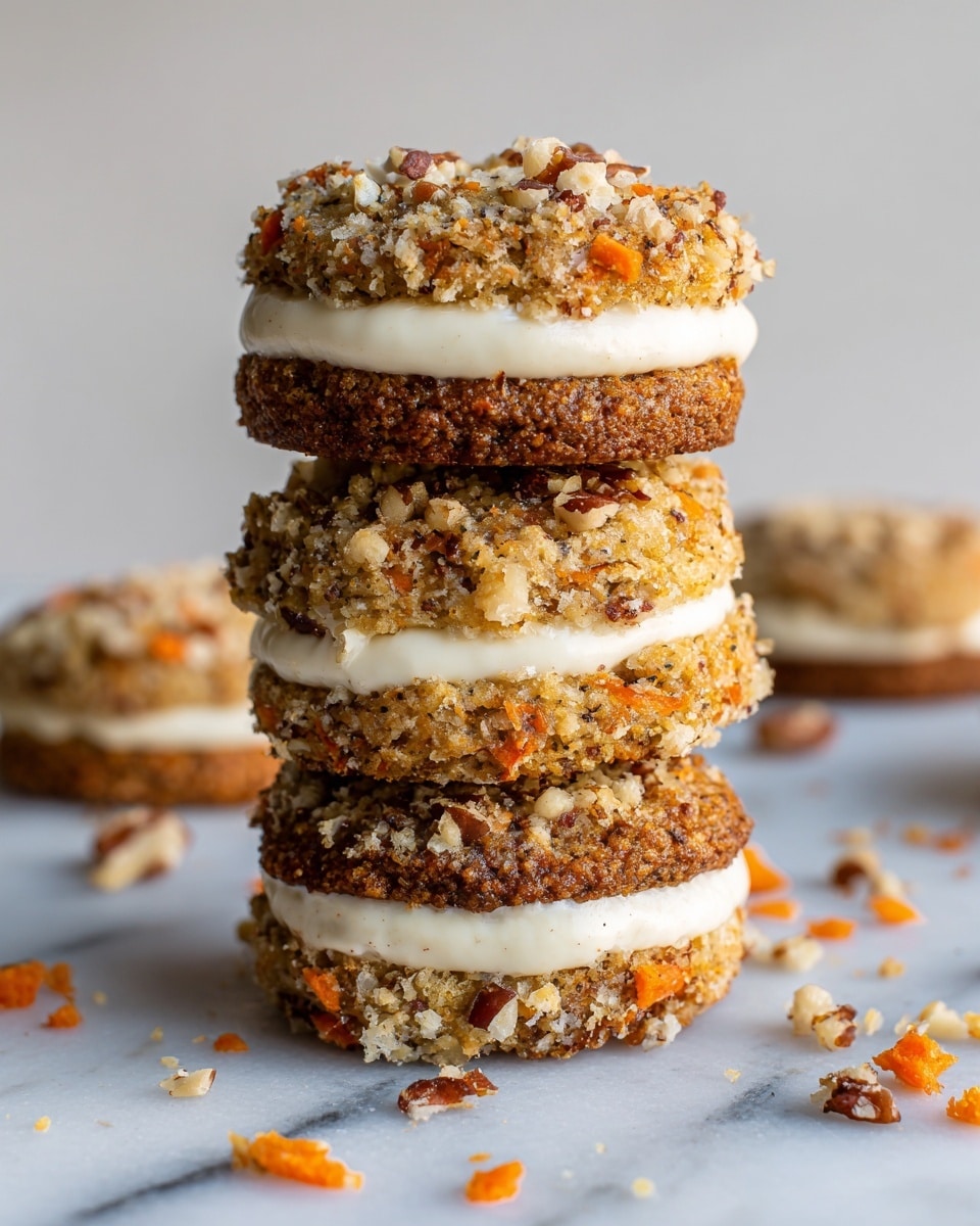 Carrot Cake Cookies Stuffed with Cream Cheese Recipe 5 Carrot Cake Cookies Stuffed with Cream Cheese Recipe - Recipe Image