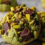 NYC Style Pistachio Protein Cookies Recipe