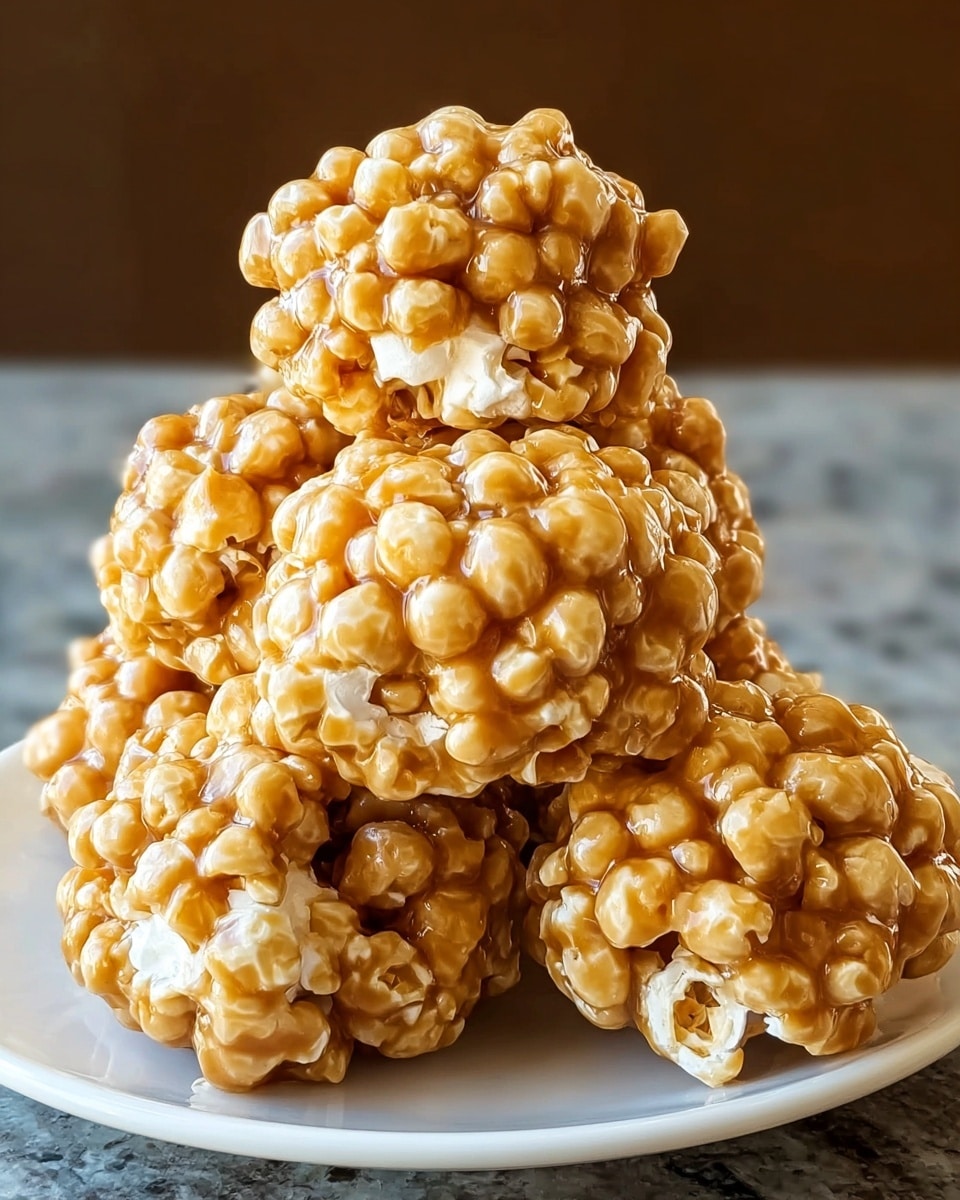 Caramel Popcorn Balls Recipe
