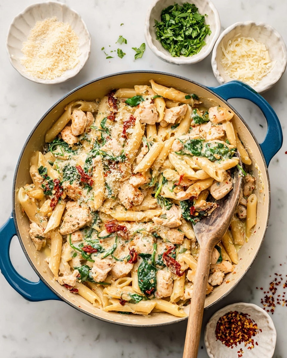 Marry Me Chicken Pasta (Tuscan Chicken Pasta) Recipe