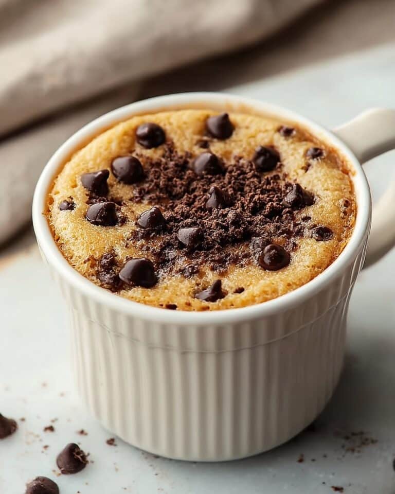 Chocolate Chip Mug Cake Recipe