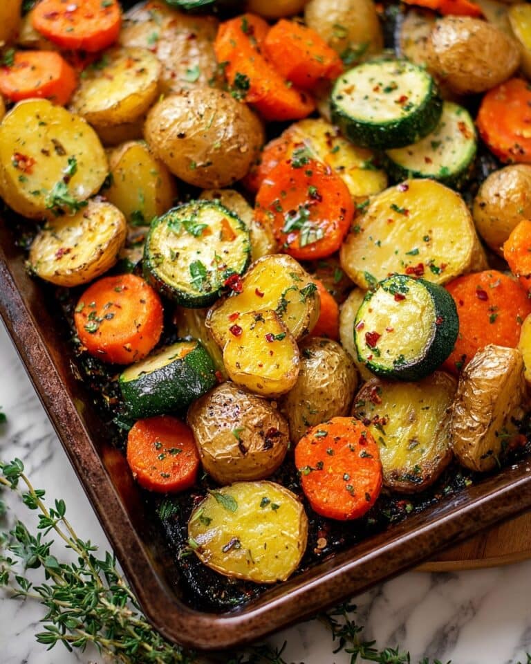 Roasted Potatoes, Carrots, and Zucchini Recipe