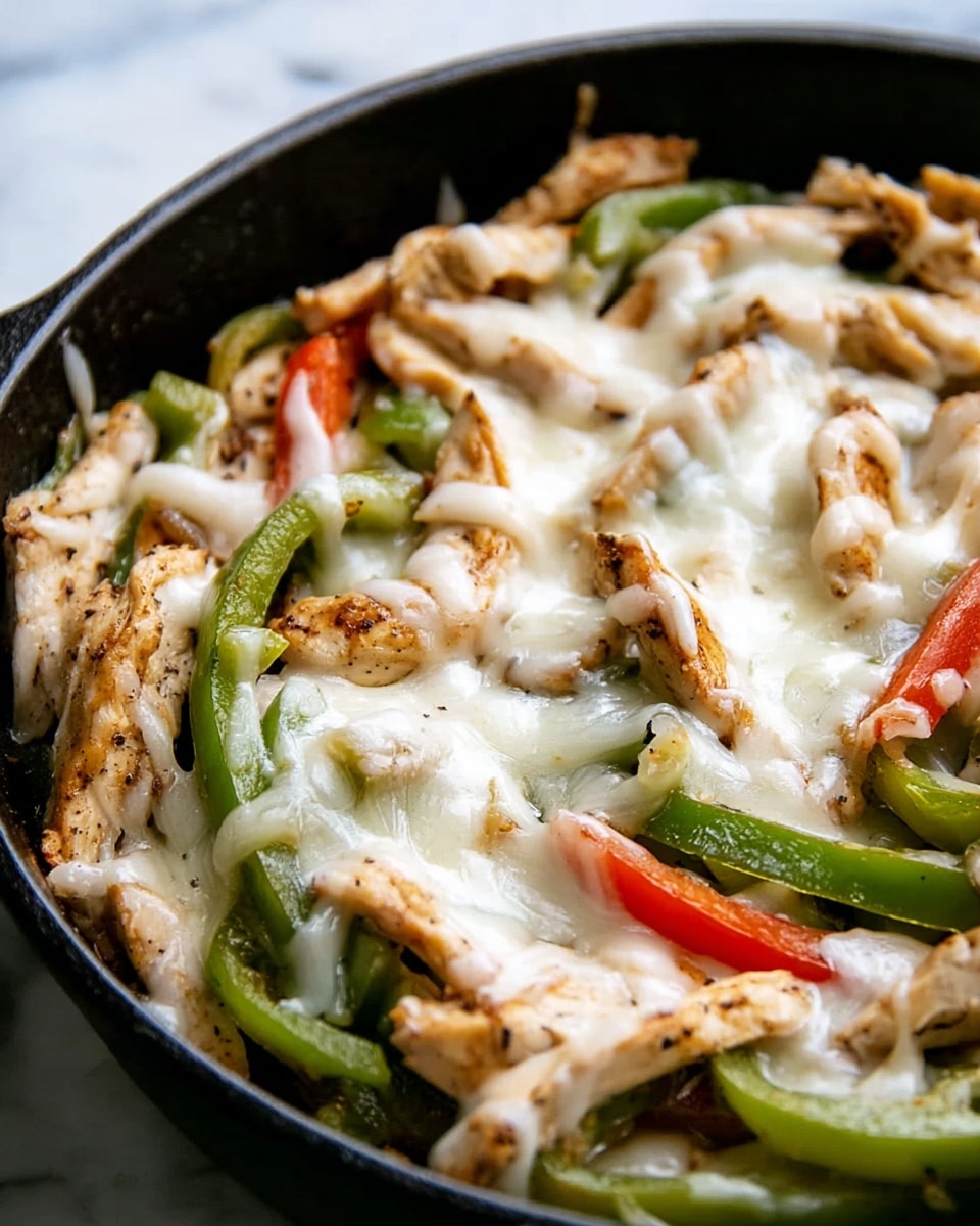 Chicken Cheesesteak Skillet Recipe