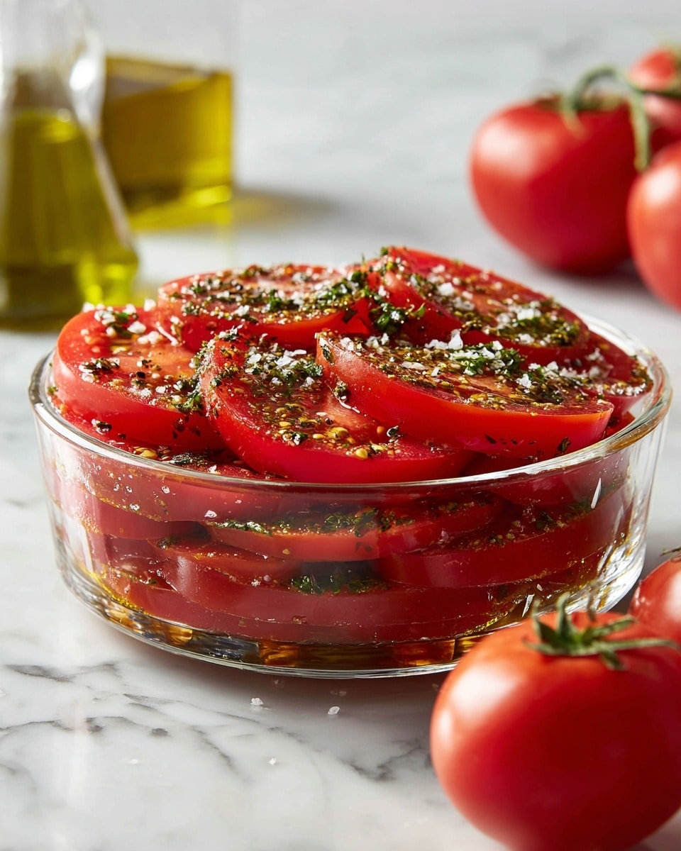 Easy Marinated Tomatoes Recipe