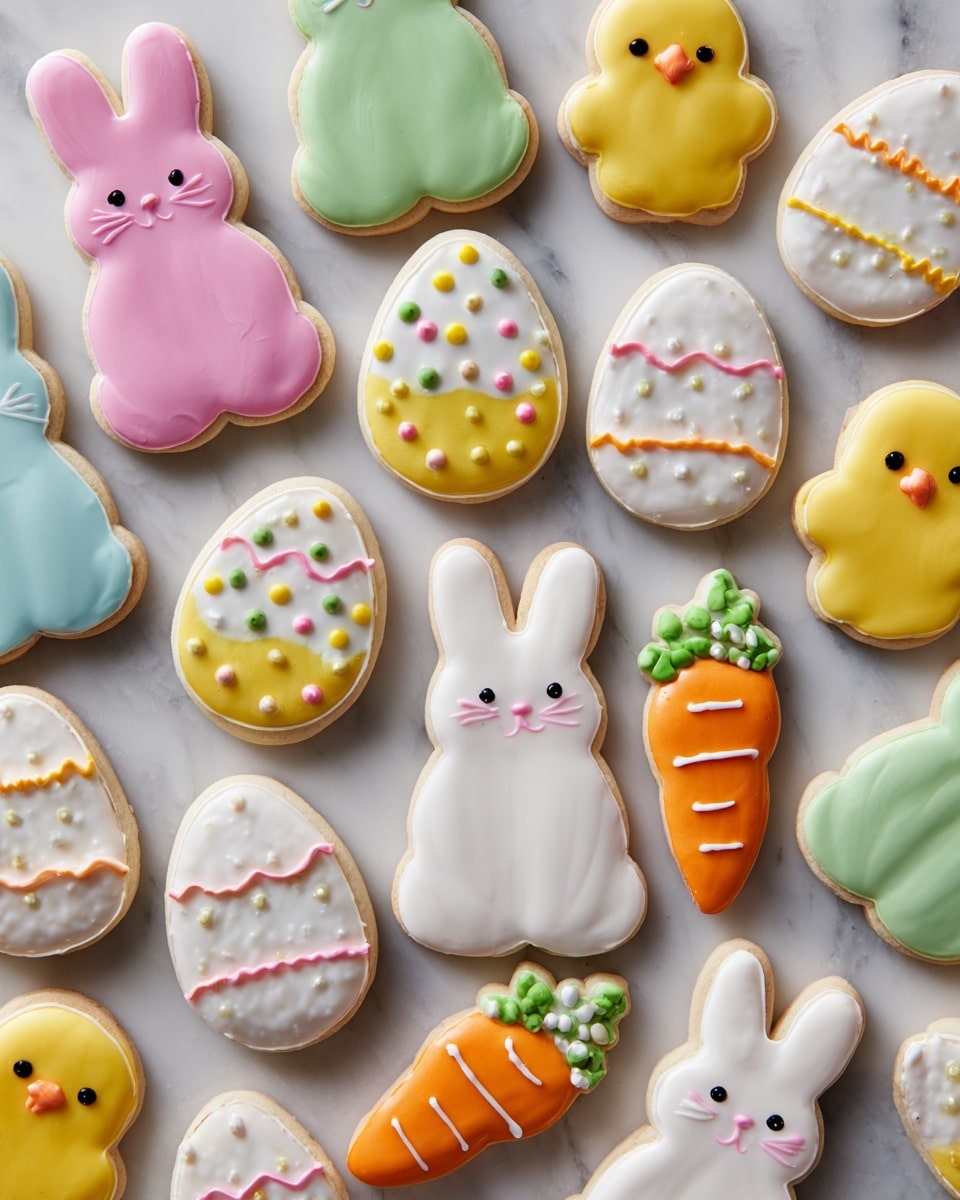 Easter Sugar Cookies with Royal Icing Recipe - Recipe Image