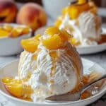 Homemade Peach Ice Cream Recipe