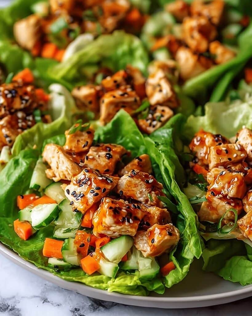 Thai Chicken Lettuce Wraps Recipe