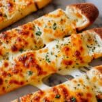 Homemade Cheesy Garlic Breadsticks Recipe