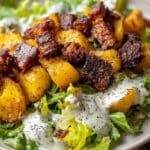 Crispy Potato Caesar Salad Recipe