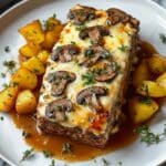 Mushroom Swiss Cheese Meatloaf Recipe