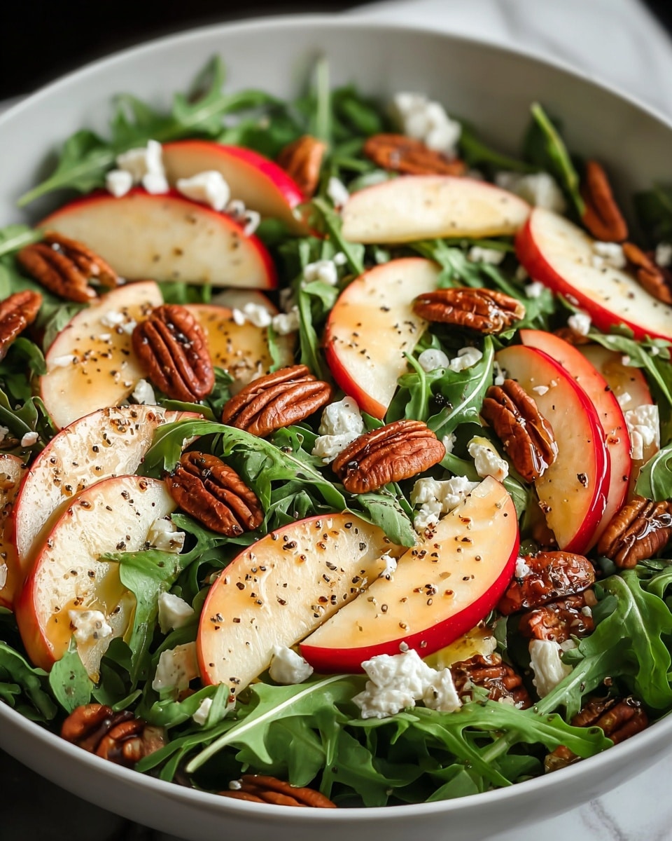 Apple Arugula Salad with Honey Balsamic Dressing Recipe 6 Apple Arugula Salad with Honey Balsamic Dressing Recipe - Recipe Image