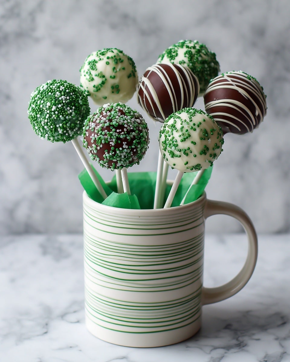 St. Patrick's Day Cake Pops Recipe