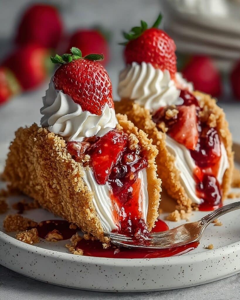 Strawberry Crunch Cheesecake Tacos: A Delicious & Easy Recipe
