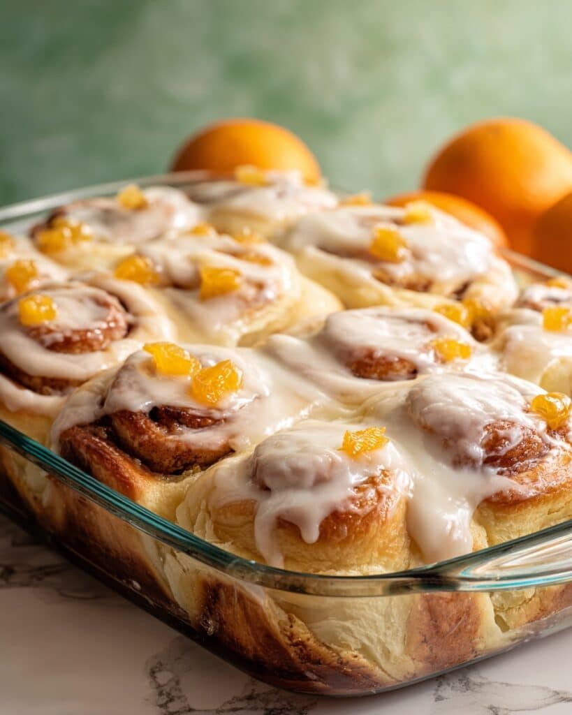 Peach Cobbler Cinnamon Rolls Recipe