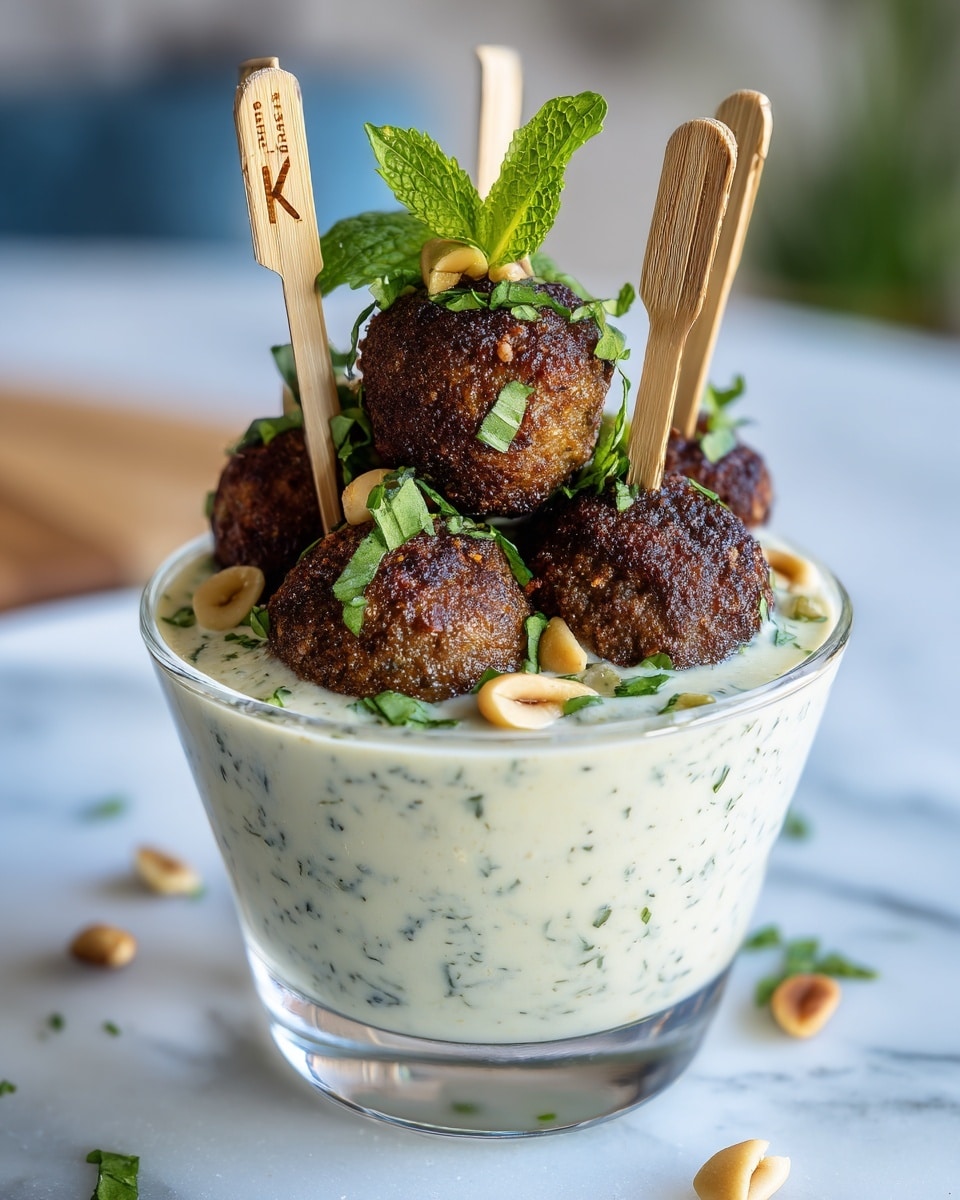 Greek-Inspired Meatballs Recipe - Recipe Image