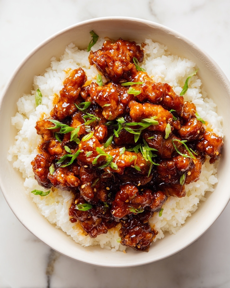 Honey BBQ Chicken Rice Recipe - Recipe Image