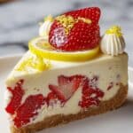 Strawberry Lemon Cheesecake Recipe