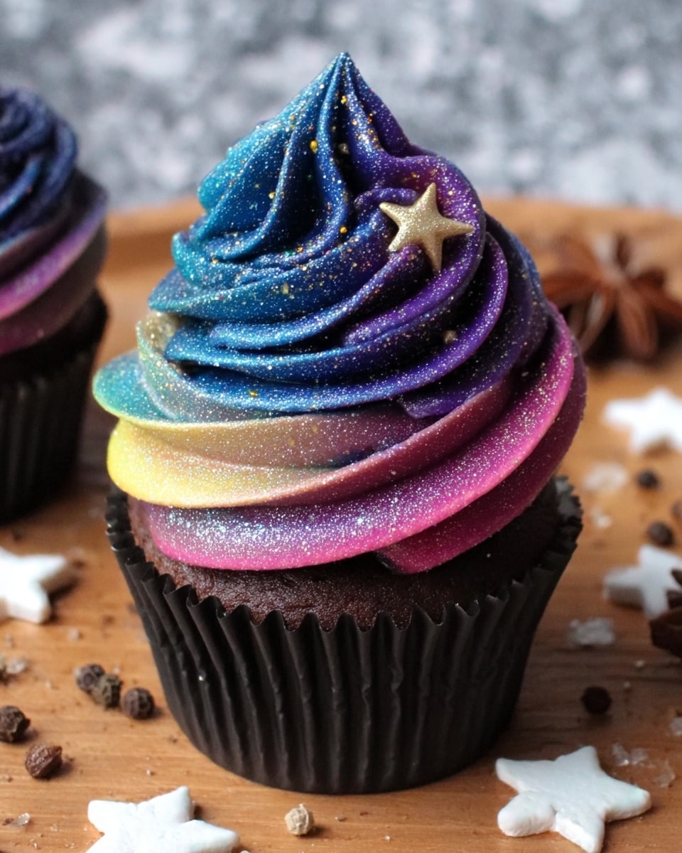 Milky Way Galaxy Cupcakes Recipe