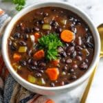Easy Black Bean Salsa Soup Recipe