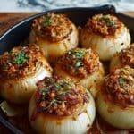 Greek Stuffed Onions (Salantourmasi) Recipe