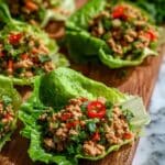 Easy Chicken Larb Lettuce Wraps Recipe