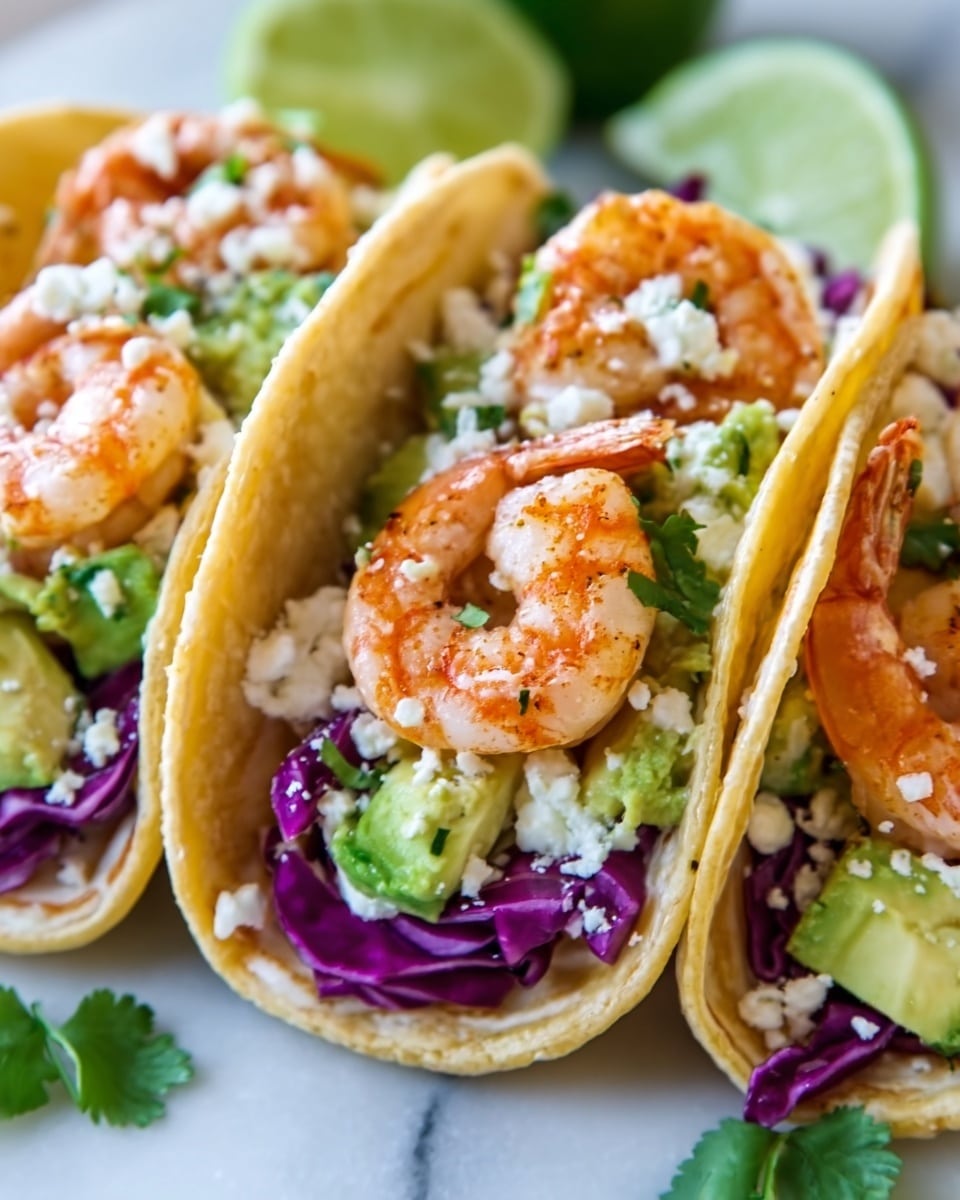 Spicy Cajun Shrimp Tacos with Cabbage, Avocado, and Lime Recipe 5 Spicy Cajun Shrimp Tacos with Cabbage, Avocado, and Lime Recipe - Recipe Image