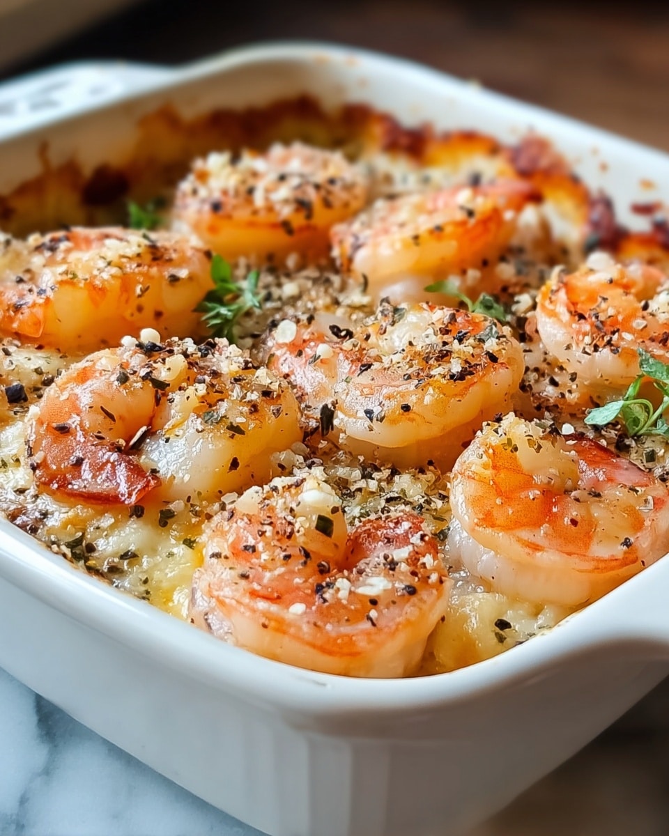Garlic Parmesan Baked Shrimp Recipe