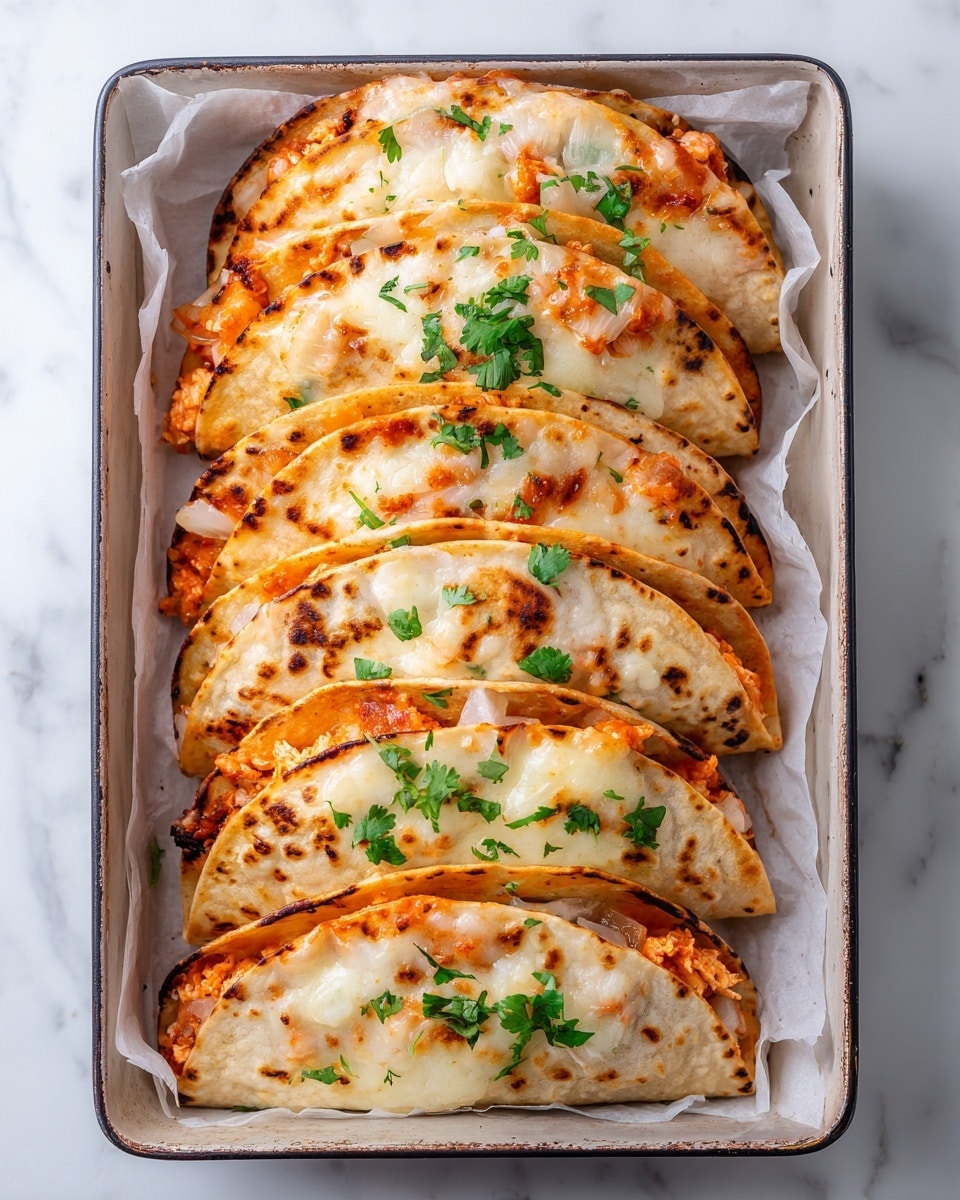 Mini Baked Chicken Tacos Recipe - Recipe Image