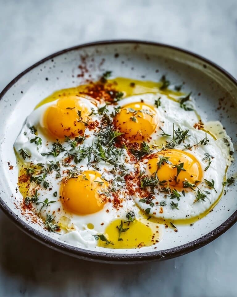 Turkish Eggs (Cilbir) Recipe