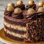 The BEST Ferrero Rocher Cake Recipe