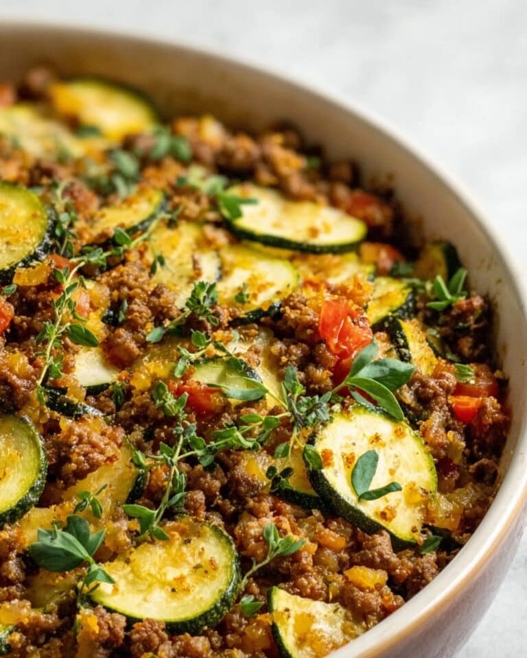 Mexican Zucchini and Ground Beef Skillet Recipe