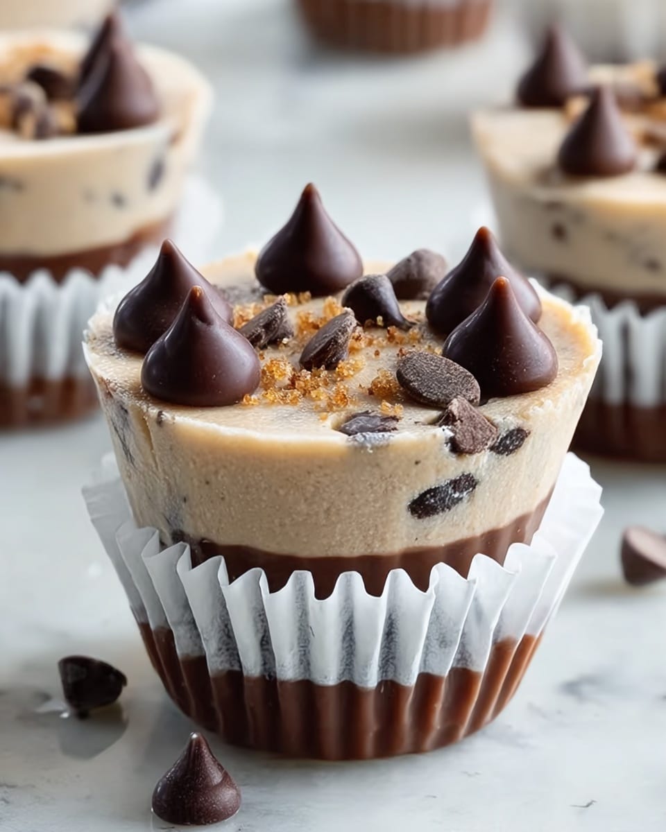 High-Protein Yogurt Cookie Dough Cups Recipe