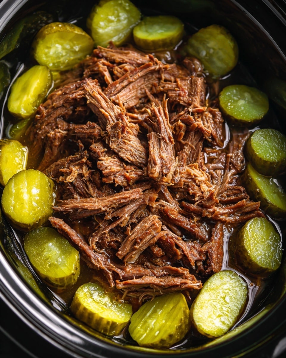 Tender Pickle-Infused Pot Roast Recipe - Recipe Image