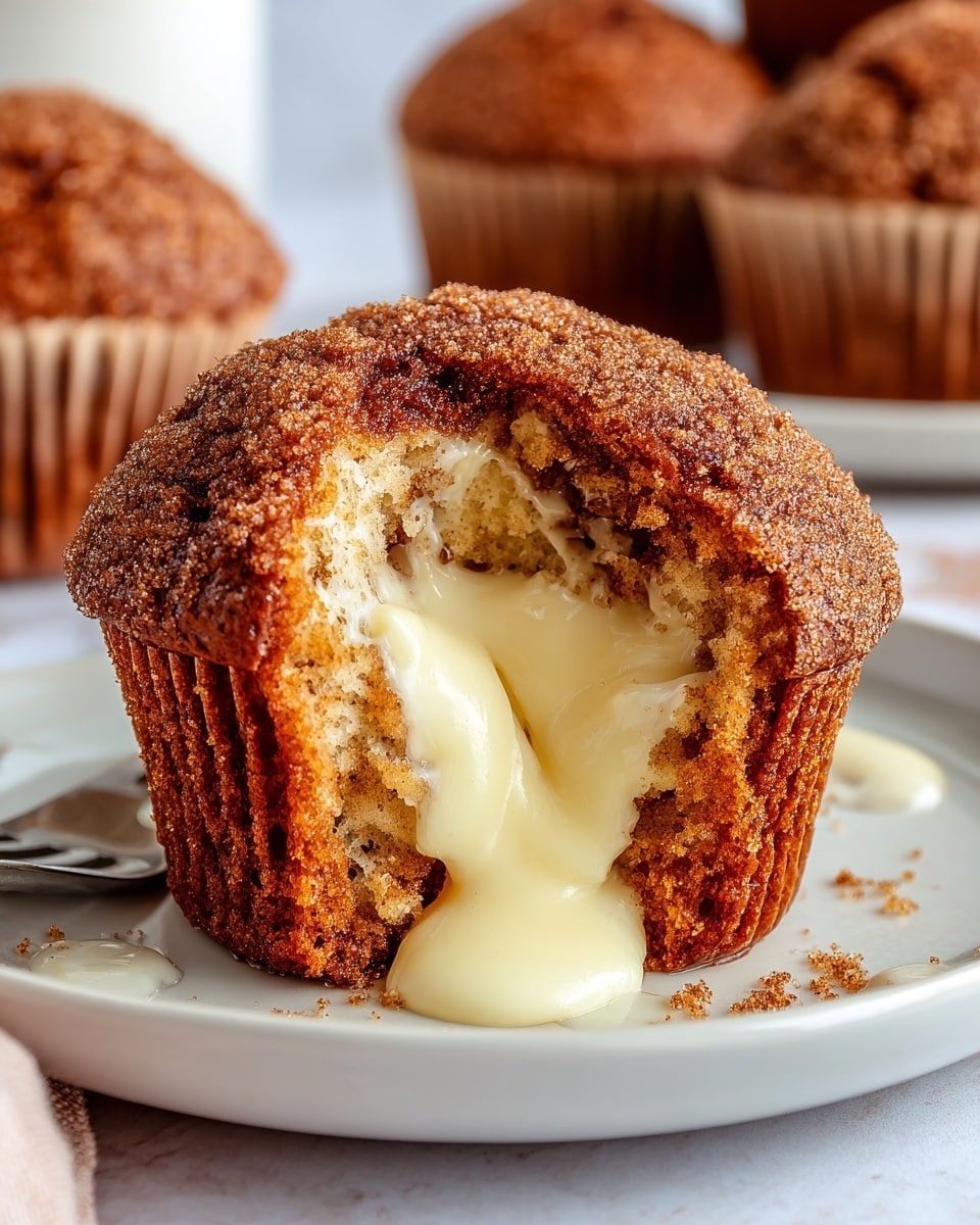 Gooey Cinnamon Cream Cheese Muffins Recipe - Recipe Image