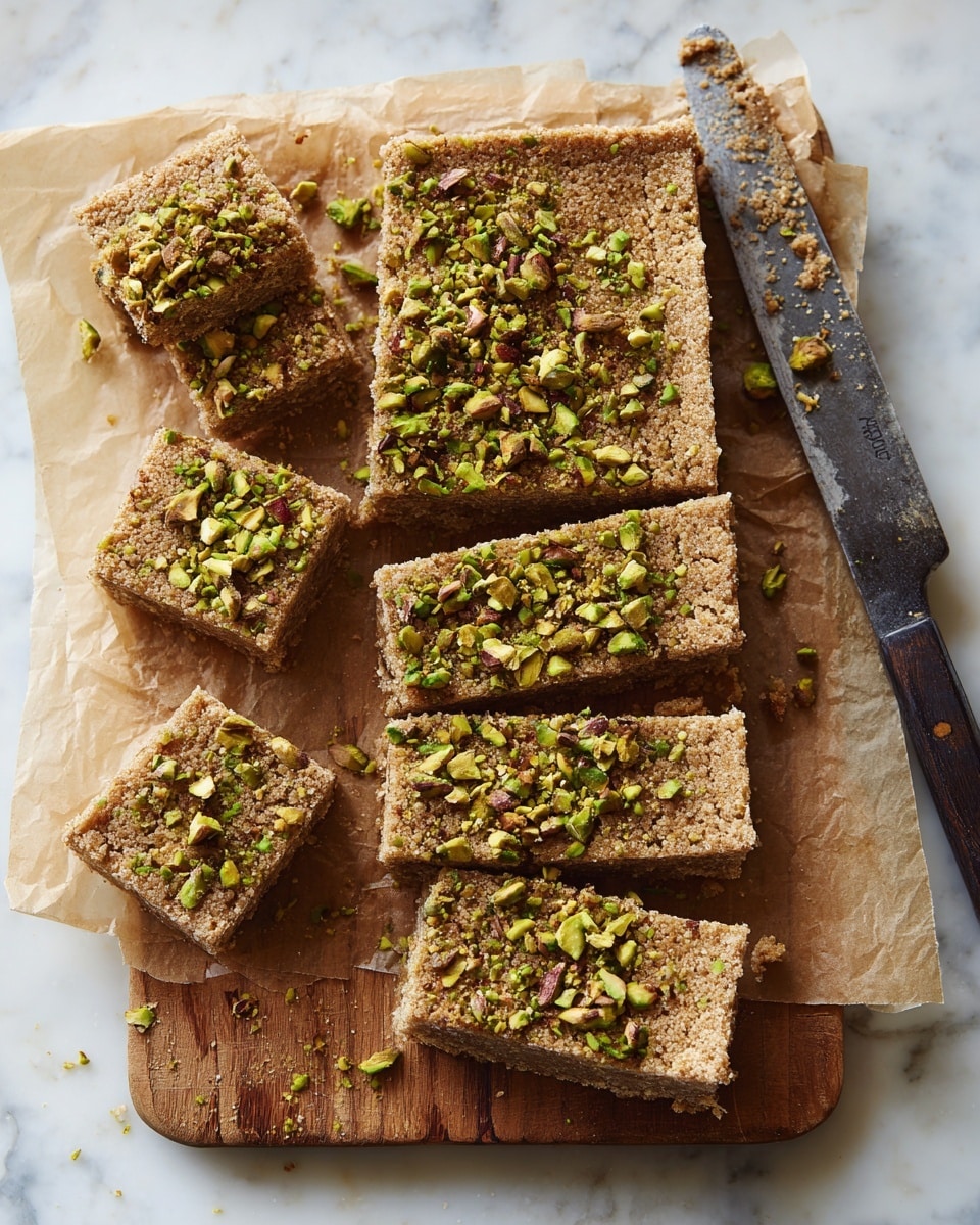 Pistachio Shortbread Bars Recipe - Recipe Image
