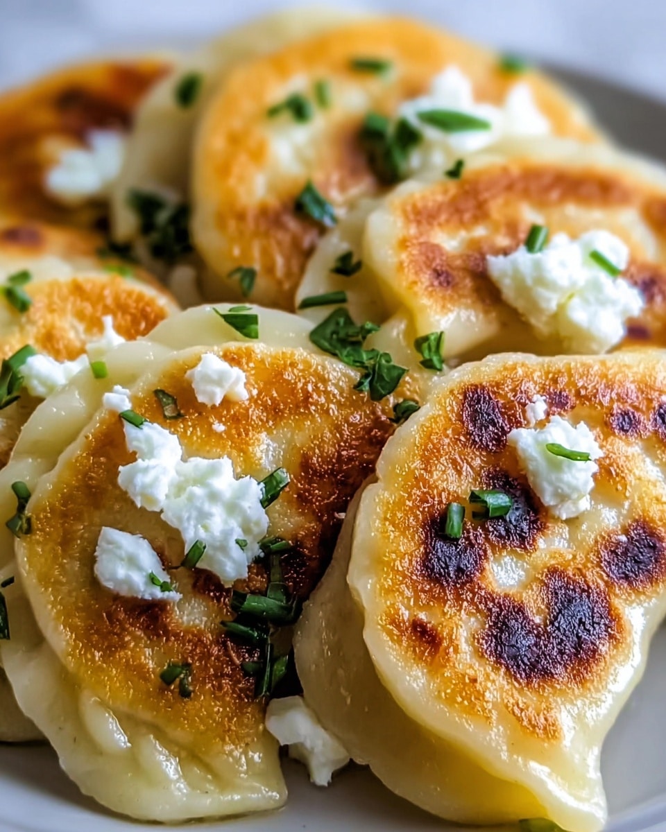 Roasted Butternut Squash Feta Pierogi Recipe - Recipe Image