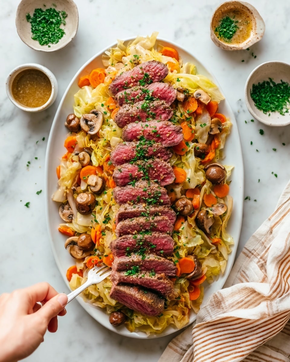 Slow Cooker Corned Beef and Cabbage Recipe - Recipe Image