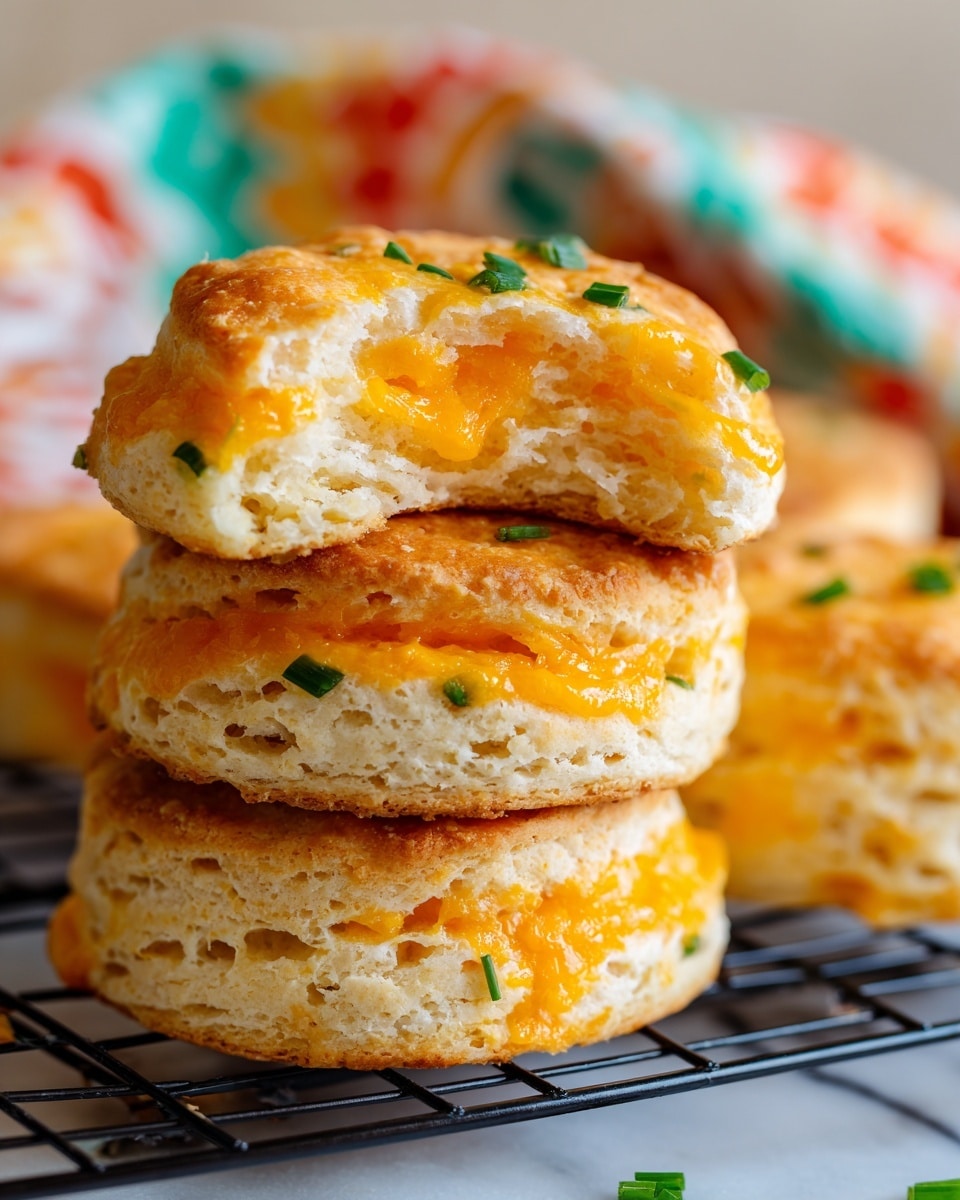 Cheddar Scallion Drop Biscuits Recipe - Recipe Image