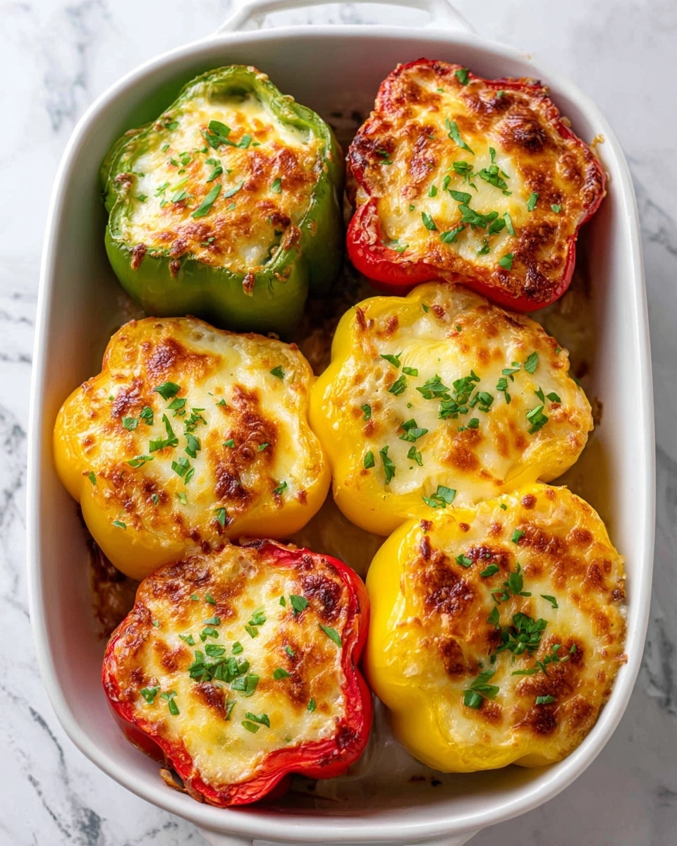 Buffalo Chicken Stuffed Peppers Recipe - Recipe Image