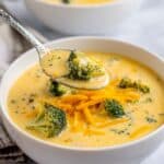 Creamy Broccoli Cheddar Soup Recipe